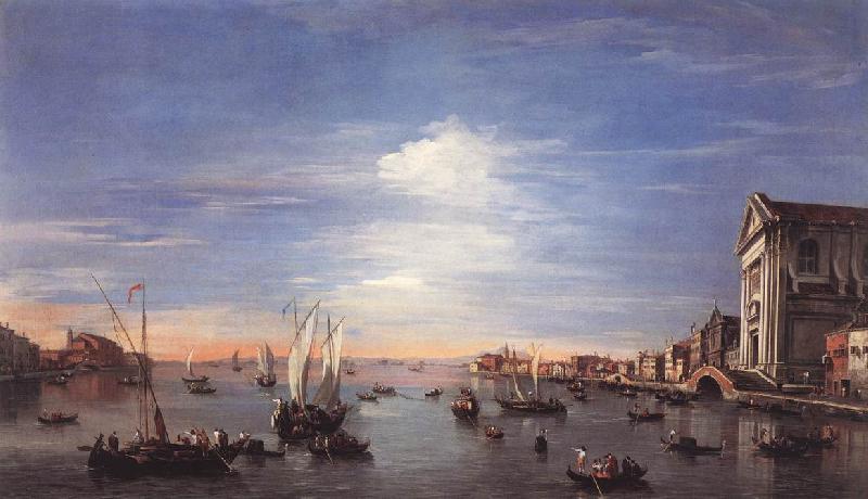 GUARDI, Francesco The Giudecca Canal with the Zattere dgh France oil painting art